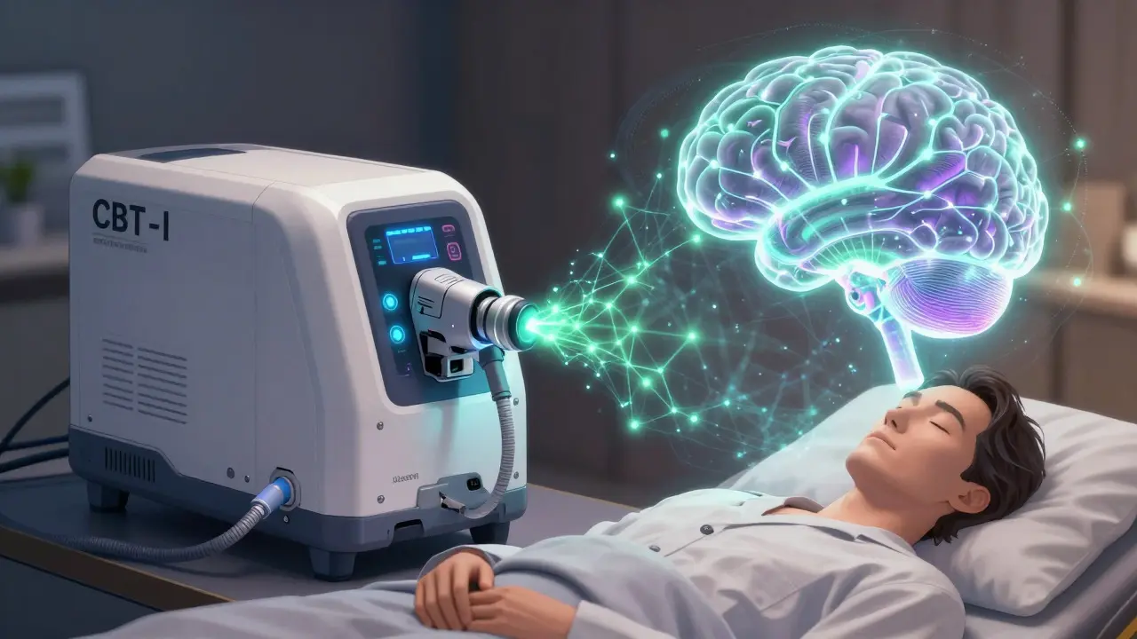 Merging CPAP technology and cognitive therapy concepts